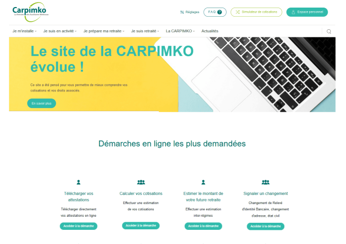 Site internet Carpimko